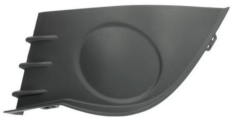 CLIO III 2005-2009 FRONT BUMPER CAP W/O FOG LAMP HOLE, LEFT