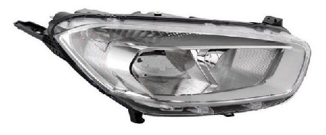 TOURNEO COURIER 2014-2018 HEADLAMP ELECTRIC ADJ., W/CHROMED FRAME, LHD, RIGHT