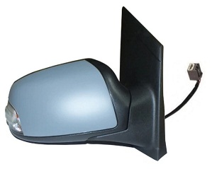 FOCUS 2004-2012 SIDE MIRROR, ELECTRIC ADJ., W/ HEATING, RIGHT (PRIMED)
