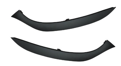 CLIO IV 2013-2015 HEADLAMP MOULDING LOWER SET (LEFT+RIGHT) (ALL MODELS)