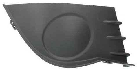 CLIO III 2005-2009 FRONT BUMPER CAP W/O FOG LAMP HOLE, RIGHT