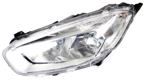 TOURNEO COURIER 2018- HEADLAMP LEFT, (W/ CHROME BASE PLATING), (VEHICLE FOR LHD)